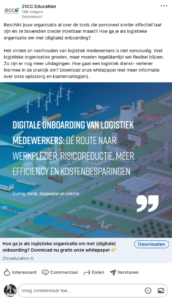 LinkedIn marketing campagne 21cc 2